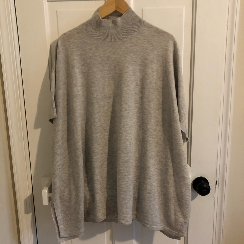 COS poncho sweater